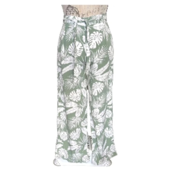 Floral wide leg pants 10 - Picture 8 of 8